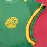 2002 Cameroon Home Retro Soccer Jersey