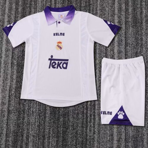 1997-1998 RMA Home Retro Kids Soccer Jersey
