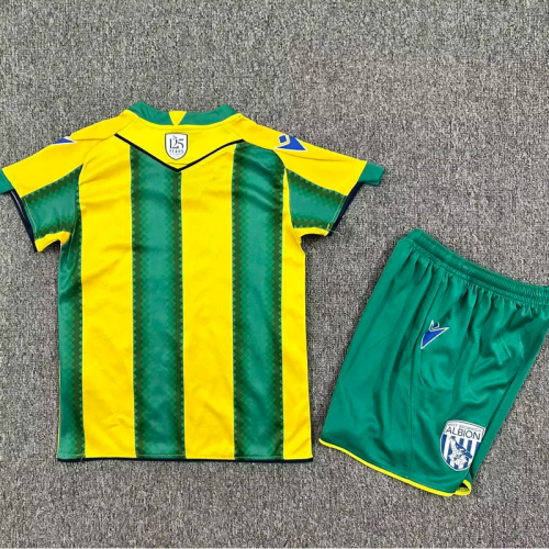 25-26 West Bromwich Away Kids Soccer Jersey 1:1 Thai Quality
