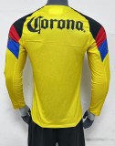 25-26 Club America Home Long sleeves Player Version Soccer Jersey