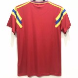 1990 Colombia Away Red Retro Soccer Jersey