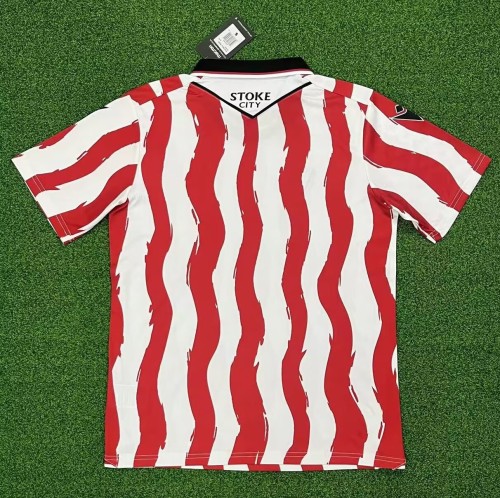 25-26 Stoke City Home Fans Soccer Jersey