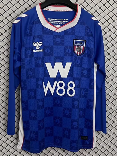25-26 Sunderland Away Long Sleeve Soccer Jersey (长袖)