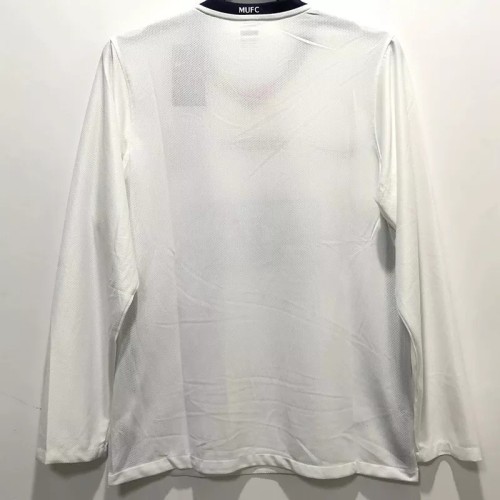 2008-2009 Man Utd Away Long Sleeve Retro Soccer Jersey(带决赛字)