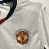2008-2009 Man Utd Away Long Sleeve Retro Soccer Jersey