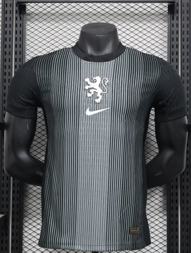 25-26 Netherlands Black Special Edition Player Version Soccer Jersey