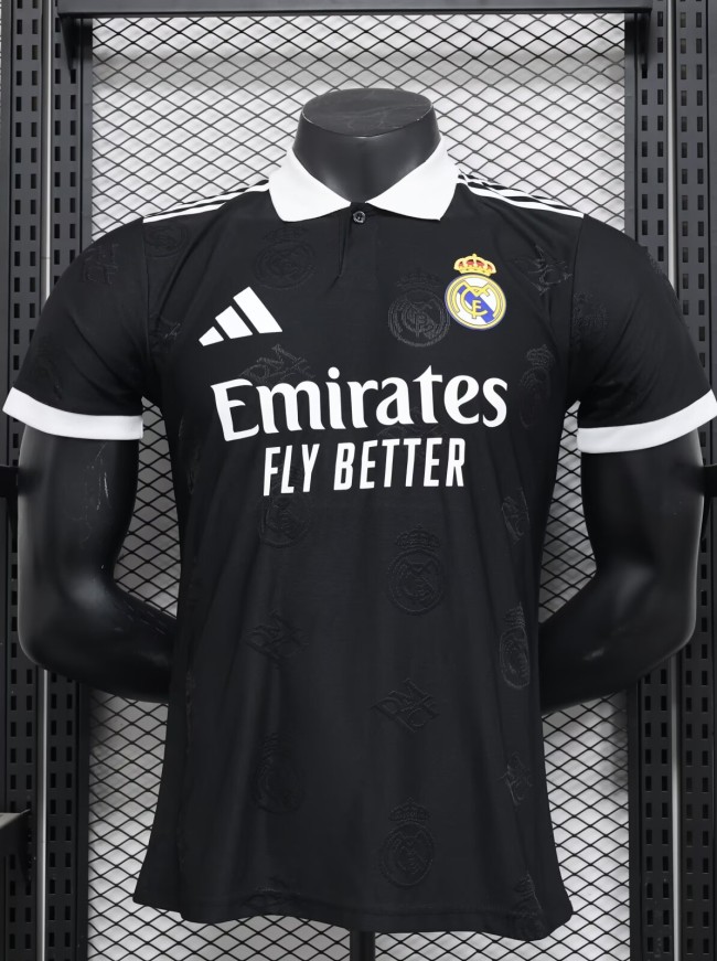 25-26 RMA Black Special Edition Player Version Training Shirts