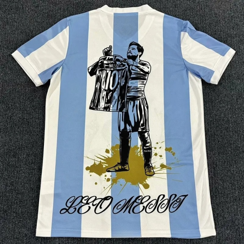 25-26 Argentina Cartoon Special Edition Fans Soccer Jersey