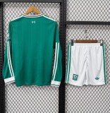 25-26 LIV Third Long Sleeve Kids Soccer Jersey 1:1 Thai Quality(长袖)
