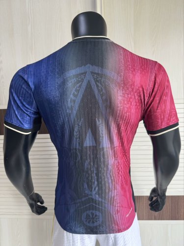 25-26 BAR Red Blue Special Edition Player Version Soccer Jersey