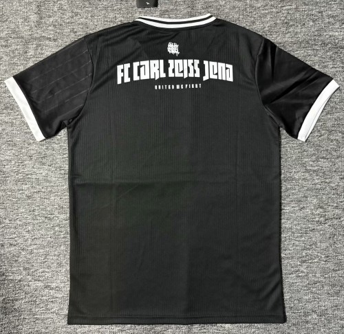 25-26 Carl Zeiss Jena Black Special Edition Fans Soccer Jersey