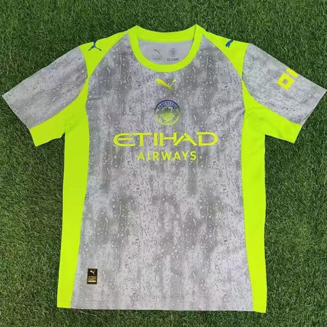 25-26 Man City Third Fans Soccer Jersey