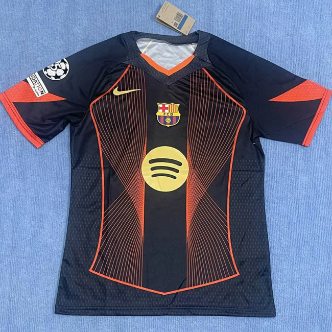 25-26 BAR Special Edition Black Red Fans Training Shirts