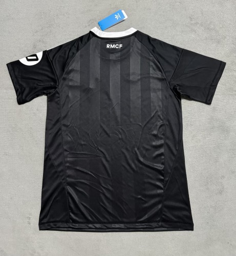 25-26 RMA Black GoalKeeper Fans Soccer Jersey