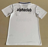 2001 Santos FC Home White Retro Soccer Jersey