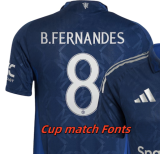 24-25 Man Utd Away Fans Soccer Jersey