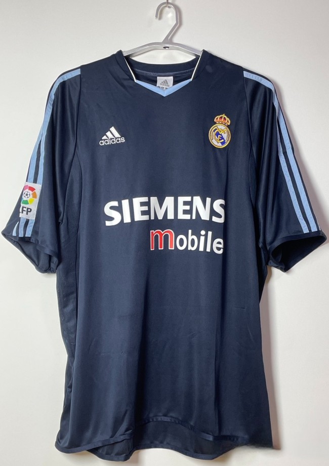 2003-2004 RMA Away Retro Soccer Jersey