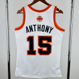 2006-07 Nuggets ANTHONY #15 White Retro Top Quality Hot Pressing NBA Jersey