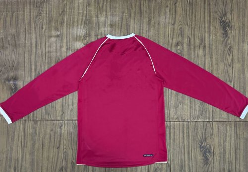 2005-2006 Man Utd Home Long sleeves Retro Soccer Jersey