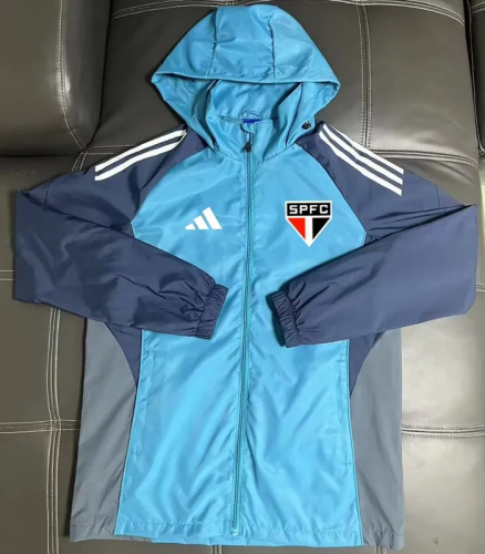 25-26 Sao Paulo Lake blue Windbreaker