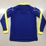 1997-1998 JUV Blue Retro Long Sleeve Soccer Jersey