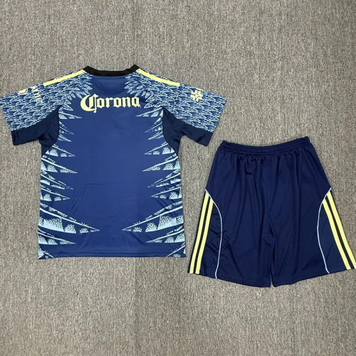 25-26 Club America Away Kids Soccer Jersey
