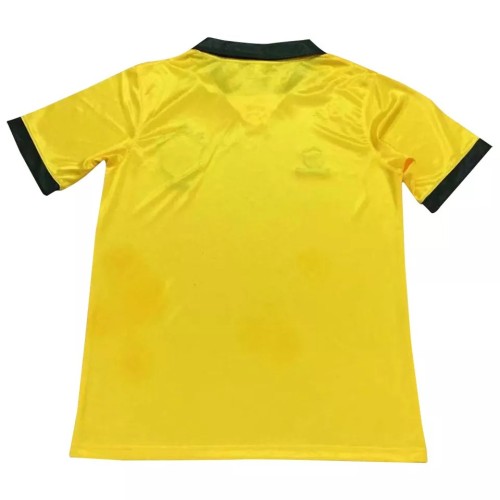 1988 Brazil Home Yellow Retro Soccer Jersey