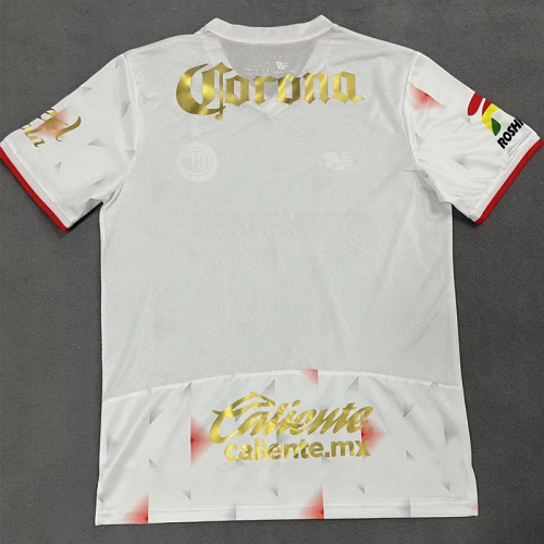 25-26 Toluca Away Fans Soccer Jersey 1:1 Thai Quality*带星