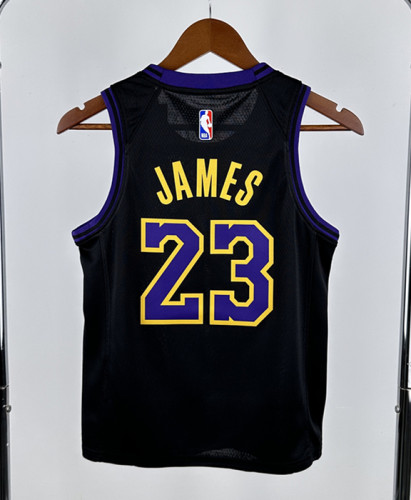 2024 LAKERS JAMES #23Top Quality Hot Pressing Kids NBA Jersey