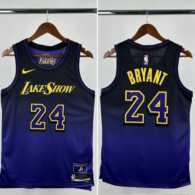 24-25 Lakers  Top Quality Hot Pressing NBA Jersey