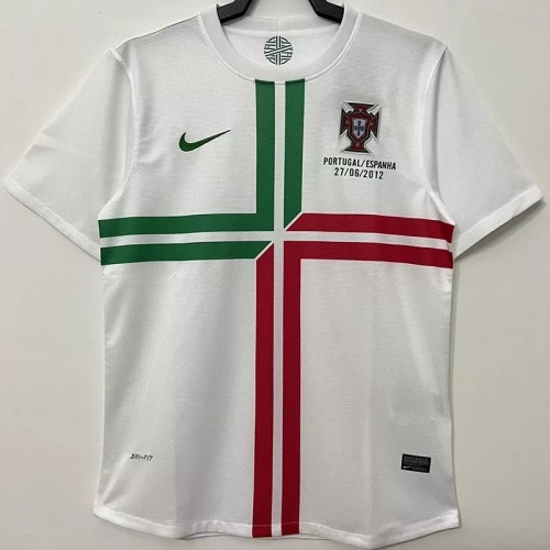 2012 Portugal Away Retro Soccer Jersey