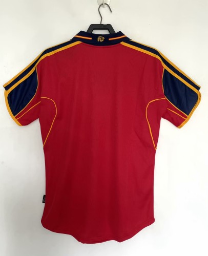 2000 Spain Home Retro Soccer Jersey