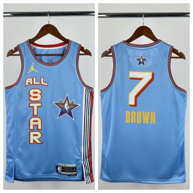 2025 ALL-STAR BROWN # 7 Top Quality Hot Pressing NBA Jersey
