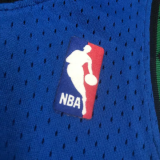 2003-04 Timberwolves GARNETT #21 Blue Retro Top Quality Hot Pressing NBA Jersey