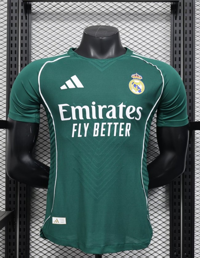 25-26 RMA Green Special Edition Player Version Training Shirts