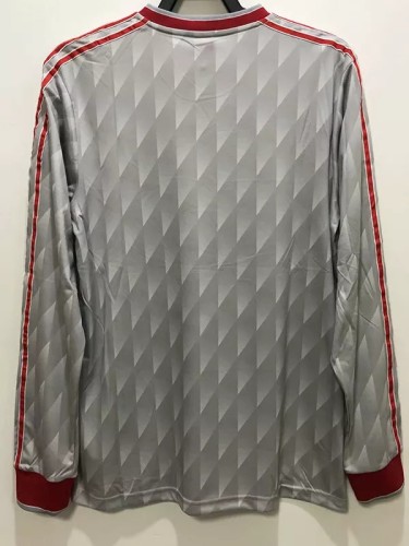 1989 LIV Away Long Sleeve Retro Soccer Jersey