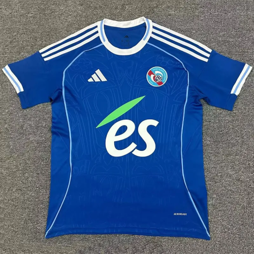25-26 Strasbourg Home Fans Soccer Jersey