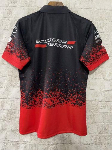 2024 F1 Ferrari New Pattern Short Sleeve Racing Suit