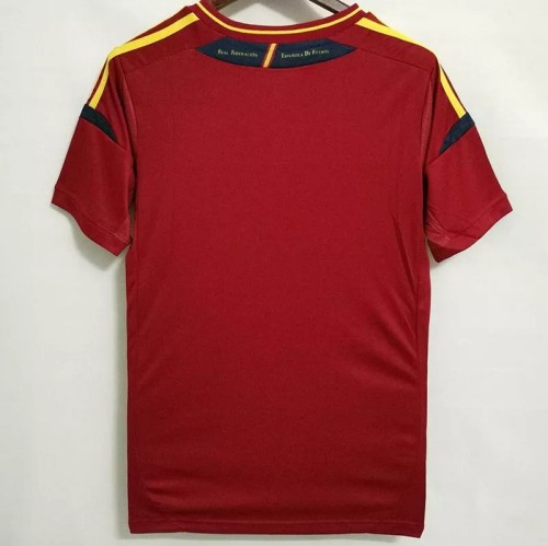 2012 Spain Home Retro Soccer Jersey