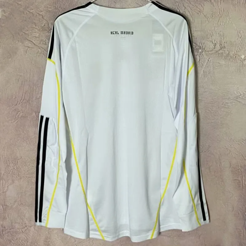 2009-2010 RMA Home Long Sleeve Retro Soccer Jersey