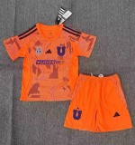 25-26 Universidad De Chile Away Kids Soccer Jersey