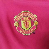2002-2004 Man Utd Home Long Sleeve Retro Soccer Jersey