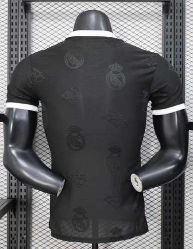 25-26 RMA Black Special Edition Player Version Soccer Jersey