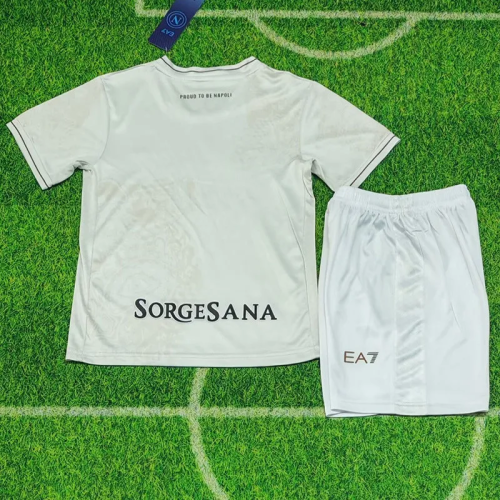 25-26 Napoli Away Kids Soccer Jersey 1:1 Thai Quality