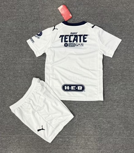 25-26 Monterrey Away Kids Soccer Jersey 1:1 Thai Quality