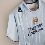 2007-2008 Man City Home Retro Soccer Jersey