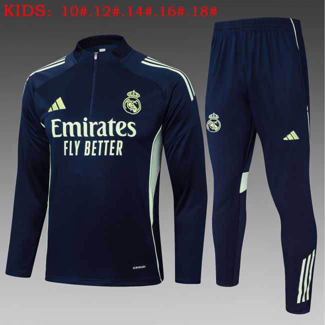 25-26 RMA High Quality Kids Half Pull Tracksuit