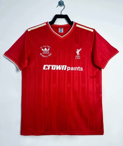 1986-1987 LIV Home Retro Soccer Jersey