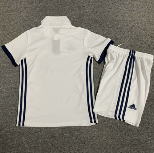 2016-2017 RMA Home Retro Kids Soccer Jersey