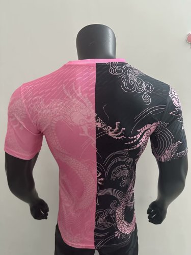 25-26 RMA Pink Black Special Edition Player Version Training Shirts *粉龙纹